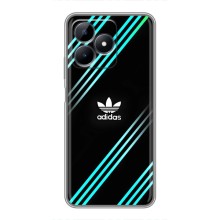 Чехлы Адидас для Realme C51 (AlphaPrint) (Адидас с полосами)