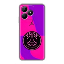 Чехлы PSG для Realme C51 (AlphaPrint) (яркий ПСЖ)
