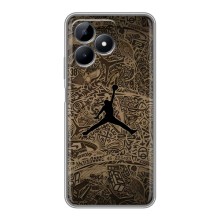 Чехлы для Realme C51 - с картинкой JORDAN (AlphaPrint) (Logo Jordan)