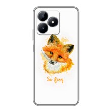 Чехлы с картинкой Лисички для Realme C51 (VPrint) (Девочка Лиса)
