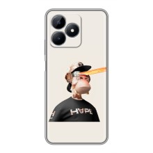 Чехлы с Обезьянами NFT для Realme C51 (AlphaPrint) (обезьяна NFT в очках)