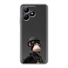 Чехлы с Обезьянами NFT для Realme C51 (AlphaPrint) (Обезьяна NFT)