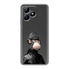 Чехлы с Обезьянами NFT для Realme C51 (AlphaPrint) (стильная обезьяна NFT)