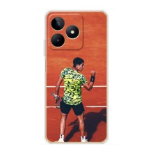 Чехлы с принтом Спортивная тематика для Realme C51 – Алькарас Теннисист