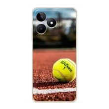 Чехлы с принтом Спортивная тематика для Realme C51 (Теннисный корт)