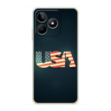 Чохол Прапор USA для Realme C51 – USA