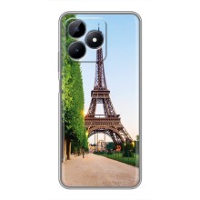 Чохол Ейфелева Вежа Realme C51 - (AlphaPrint) (Дорога до Парижу)