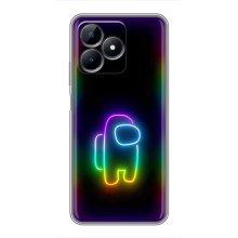 Чехол Амонг Ас для Realme C51 (AlphaPrint) (Яркий скин)