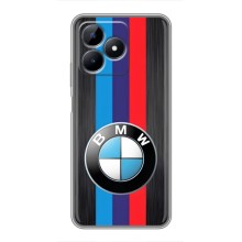 Чехол для Реалми С51 - с принтом БМВ (AlphaPrint) (Лого BMW)