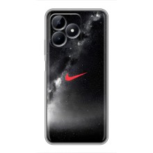 Чехол для Realme C51 - с принтом Найк (AlphaPrint) (Найк красный)