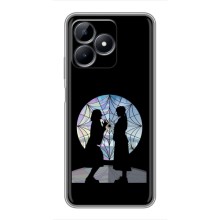 Чехлы Венсдей на Realme C51 Уэнсдей (AlphaPrint) (комната Уэнздей)