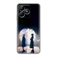 Чехлы Венсдей на Realme C51 Уэнсдей (AlphaPrint) (Уэнздей и Инид)