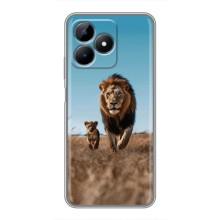 Чехол Король лев на Реалми С51 (Мусафа и Симба)