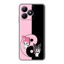 Чехол с кроликом Куроми на Realme C51 (Куроми Инь Янь)