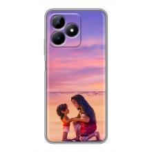 Чехол с мультфильмом Моана Realme C51 (Моана и Симеа)