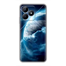 Космические Чехлы для Реалми С51 (VPrint) (Земля с космоса)