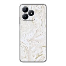 Мраморний чехол на Realme C51 (VPrint) (Білий мрамор)