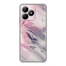 Мраморний чехол на Realme C51 (VPrint) (Пурпурний Мрамор)