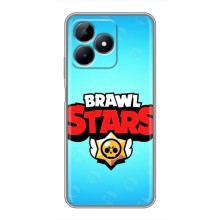 Силиконовый Чехол на Realme C51 с картинкой Brawl Stars (Бравл Старс)