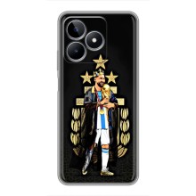 Чехлы для Realme C53 (Leo чемпион) (AlphaPrint) (Месси Король)