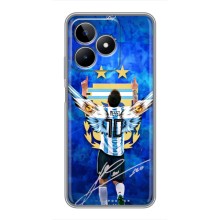 Чехлы для Realme C53 (Leo чемпион) (AlphaPrint) (Месси сборная)