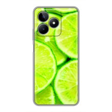 Чехлы с Фруктами для Realme C53 (VPrint) (Лайм)