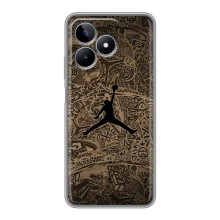 Чехлы для Realme C53 - с картинкой JORDAN (AlphaPrint) (Logo Jordan)