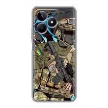 Чехлы с картинкой ЗСУ для Realme C53 (AlphaPrint) (Воин ВСУ)