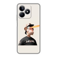 Чехлы с Обезьянами NFT для Realme C53 (AlphaPrint) (обезьяна NFT в очках)