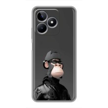 Чехлы с Обезьянами NFT для Realme C53 (AlphaPrint) (стильная обезьяна NFT)