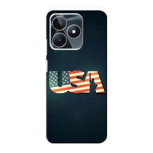 Чохол Прапор USA для Realme C53 – USA