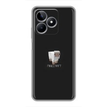 Чехол Майнкрафт на Realme C53 (AlphaPrint) Minecraft (Овечка Майнкрафт)