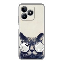Чохол на тематику: Коти для Realme C53 (Модний кіт)