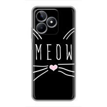 Бампер з зображенням Котиків для Реалмі с53 – КОТИК MEOW