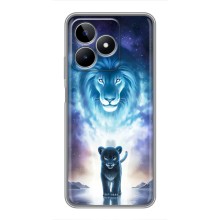Чехол со Львом для Realme C53 (VPrint) (Маленький лев)