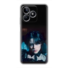 Чехлы Венсдей на Realme C53 Уэнсдей (AlphaPrint) (взгляд Уэнздей)