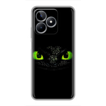Чехол дракон Беззубик для Realme C53 – Глаза Беззубика