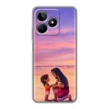 Чехол с мультфильмом Моана Realme C53 (Моана и Симеа)