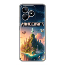 Чохол з картинками Майнкрафт для RealMe C53
РєалМє С53 (Лого Майнкрафт)