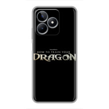 Чохол з принтом дракон Беззубик RealMe C53
РєалМє С53 – Напис Дракон