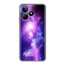 Космические Чехлы для РЕалми С53 (VPrint) (Галактика)