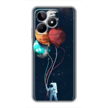 Космические Чехлы для РЕалми С53 (VPrint) (Планеты шарики)