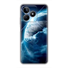 Космические Чехлы для РЕалми С53 (VPrint) (Земля с космоса)