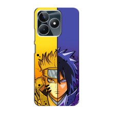 Купить Чехлы на телефон с принтом Anime для Реалми с53 – Naruto Vs Sasuke