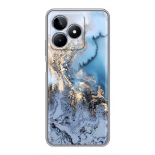 Мраморный чехол на Realme C53 (VPrint) (Нежный мрамор)
