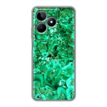 Мраморный чехол на Realme C53 (VPrint) (Салатный Мрамор)