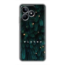 Новорічні, Святкові Чохли для Realme C53 - 2024 год (Winter)