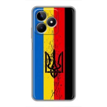 Украинские Чехлы для Realme C53 с картинкой УПА (AlphaPrint) (Флаг УПА)