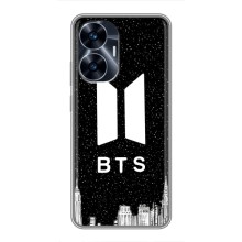 Чехлы BTS для Realme C55 (AlphaPrint) (БТС Лого)