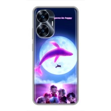 Чехлы BTS для Realme C55 (AlphaPrint) (КИТ BTS)